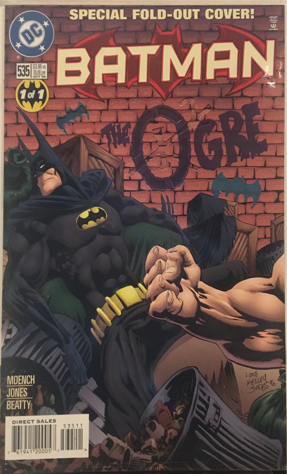 Batman - DC Comics (535 - Oct 1996) comic book collectible [Barcode 76194120005753511] - Main Image 2