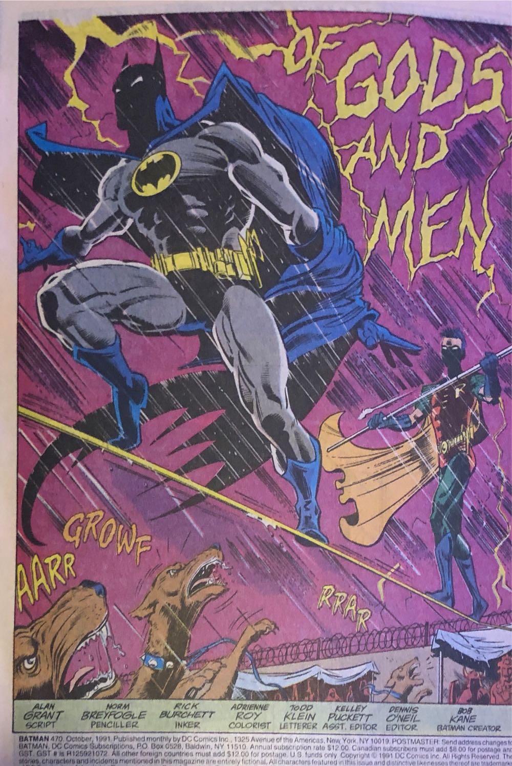 Batman - DC (470 - 10/1991) comic book collectible - Main Image 2