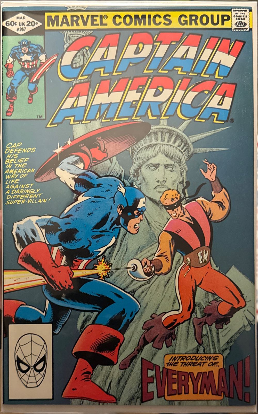 Captain America - Marvel Comics (267 - Mar 1982) comic book collectible - Main Image 2