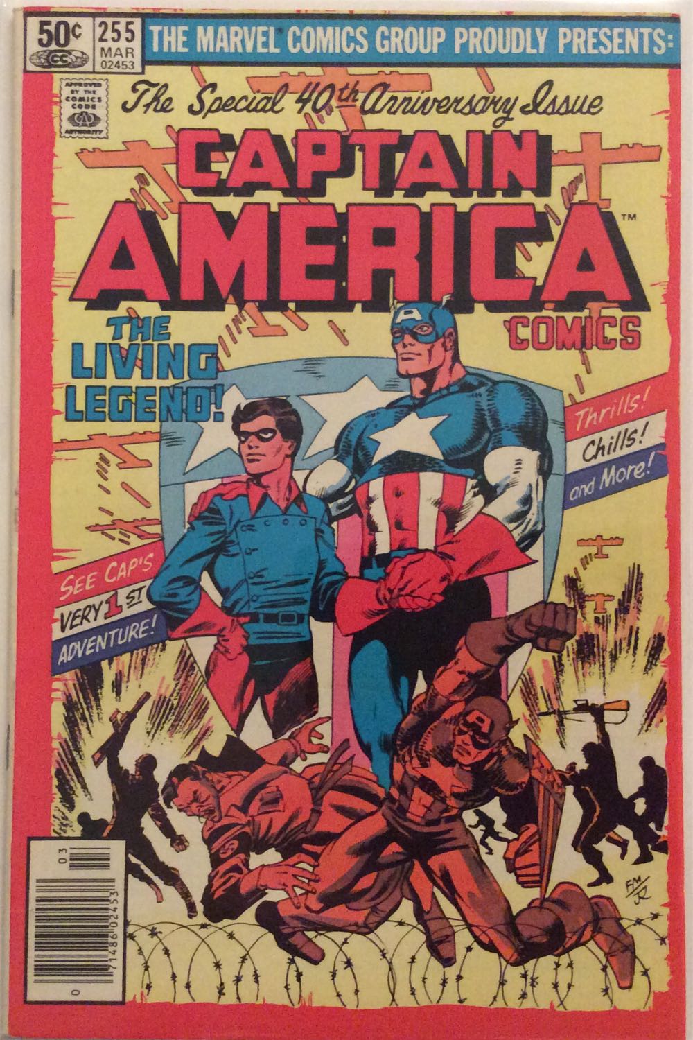 Captain America - Marvel (255 - Mar 1981) comic book collectible [Barcode 071486024538] - Main Image 2