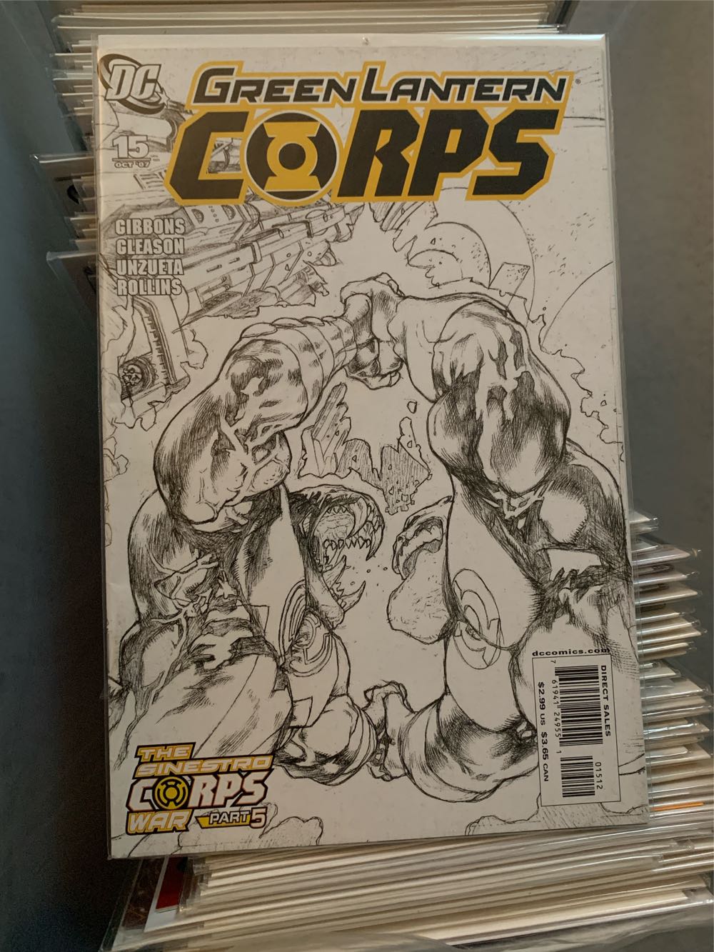 Green Lantern Corps - DC (15 - Oct 2007) comic book collectible [Barcode 76194124955101512] - Main Image 2