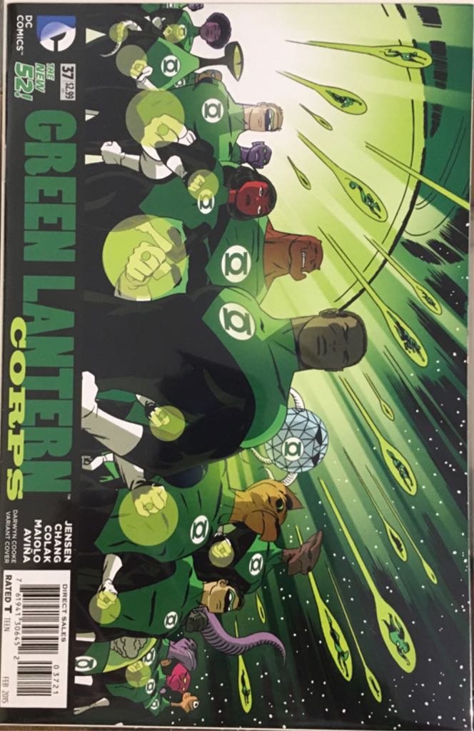 Green Lantern Corps (Vol. 3) - DC (37 - Feb 2015) comic book collectible [Barcode 76194130645203721] - Main Image 1