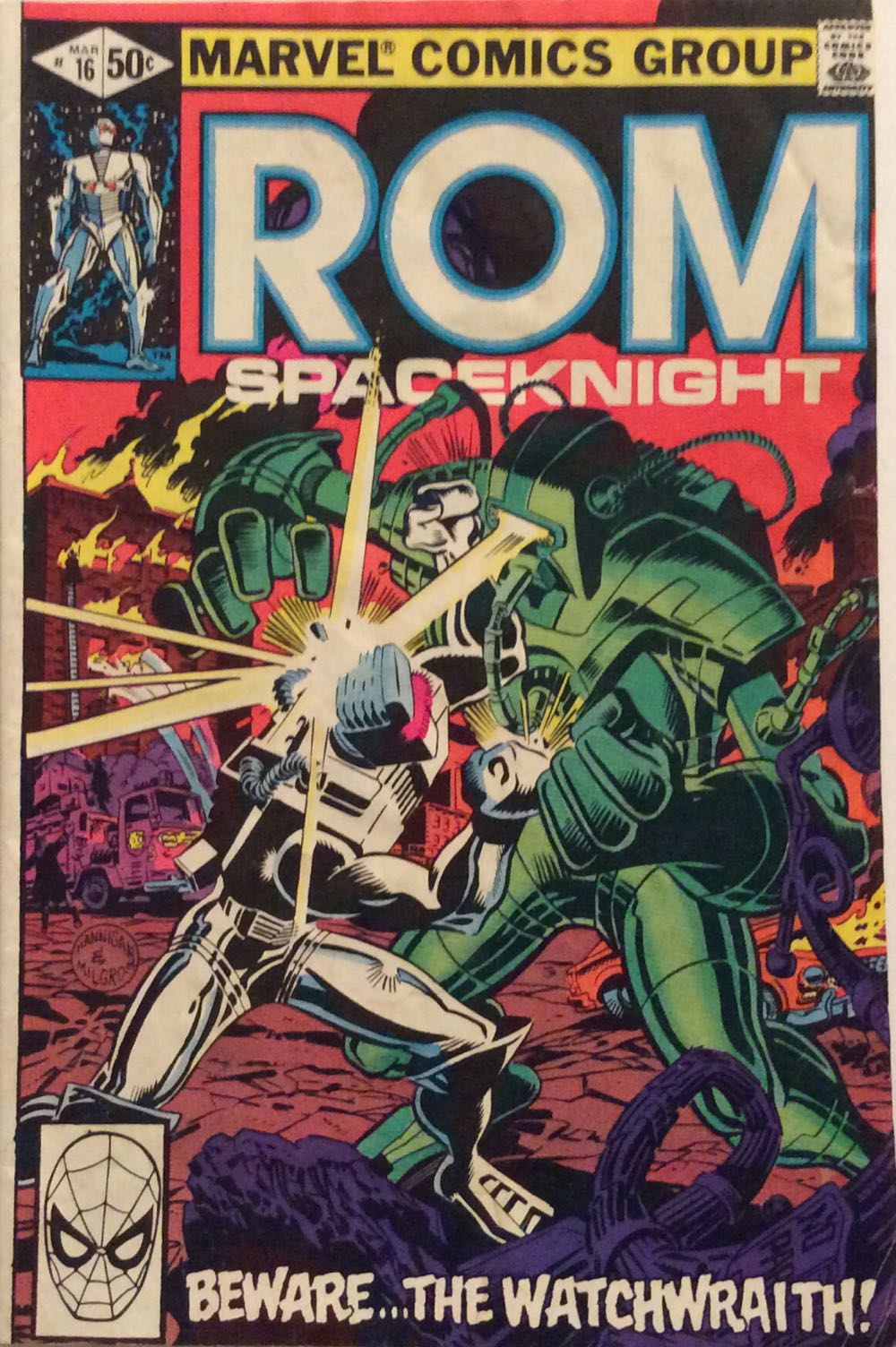 ROM - Marvel (16 - Mar 1981) comic book collectible [Barcode 071486023234] - Main Image 2