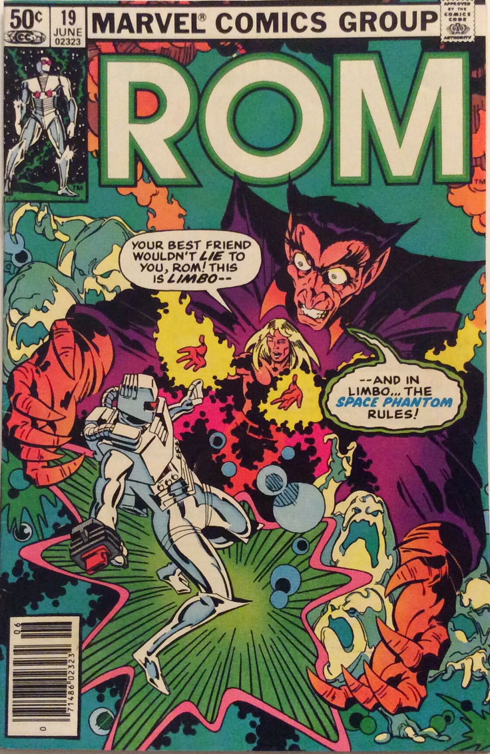 ROM - Marvel (19 - Jun 1981) comic book collectible [Barcode 071486023234] - Main Image 2
