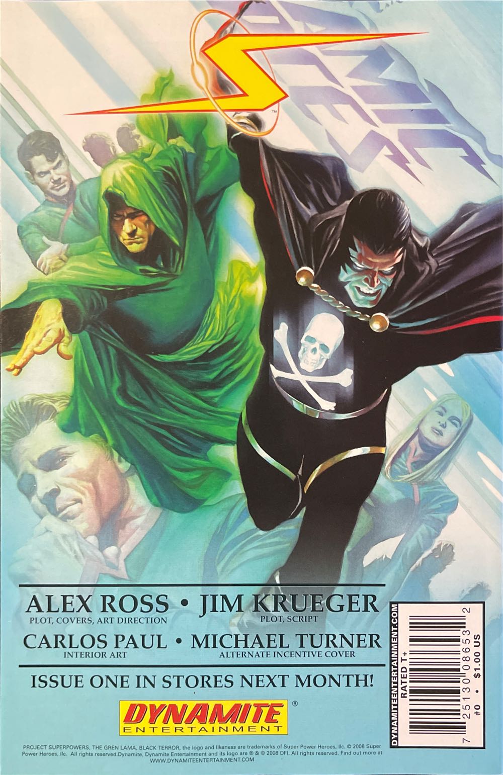 Project Superpowers - Dynamite (0 - Jan 2008) comic book collectible [Barcode 725130086532] - Main Image 2