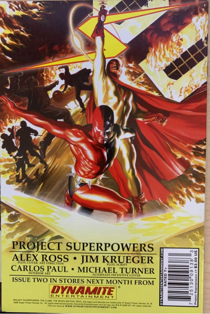 Project Superpowers - Dynamite Comics (1 - Feb 2008) comic book collectible [Barcode 725130091383] - Main Image 2