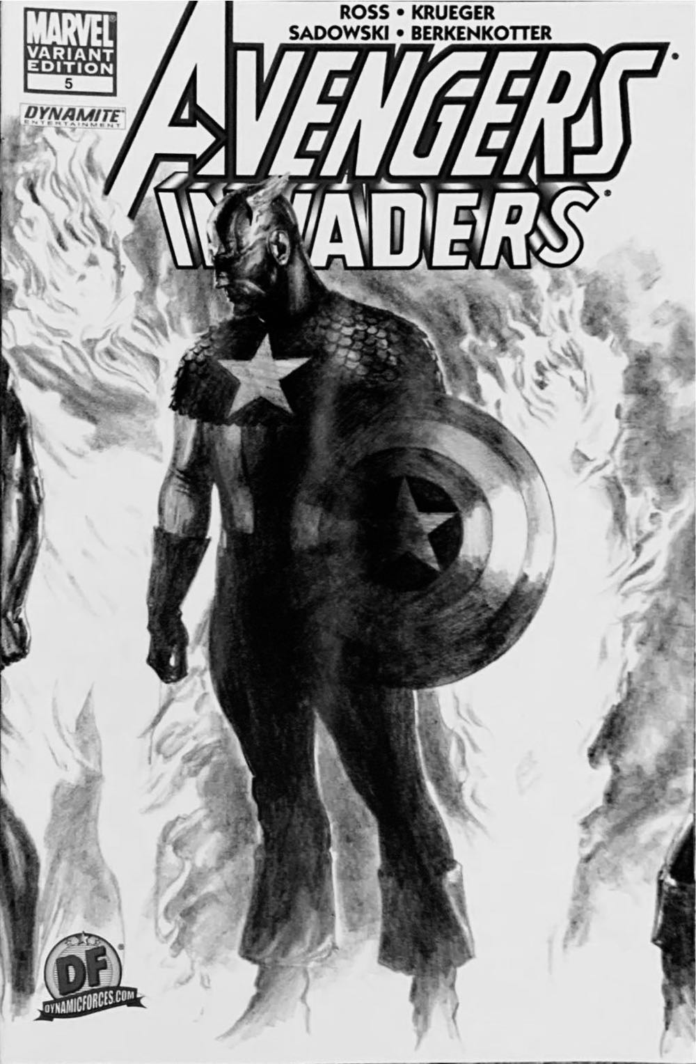 Avengers Invaders - Marvel Comics / Dynamite Entertainment (5 - Dec 2008) comic book collectible [Barcode 759606063055] - Main Image 2