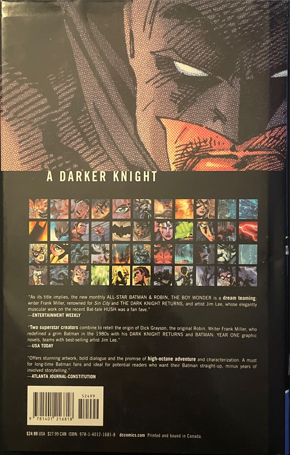 Batman And Robin - DC (1) comic book collectible [Barcode 9781401216818] - Main Image 2