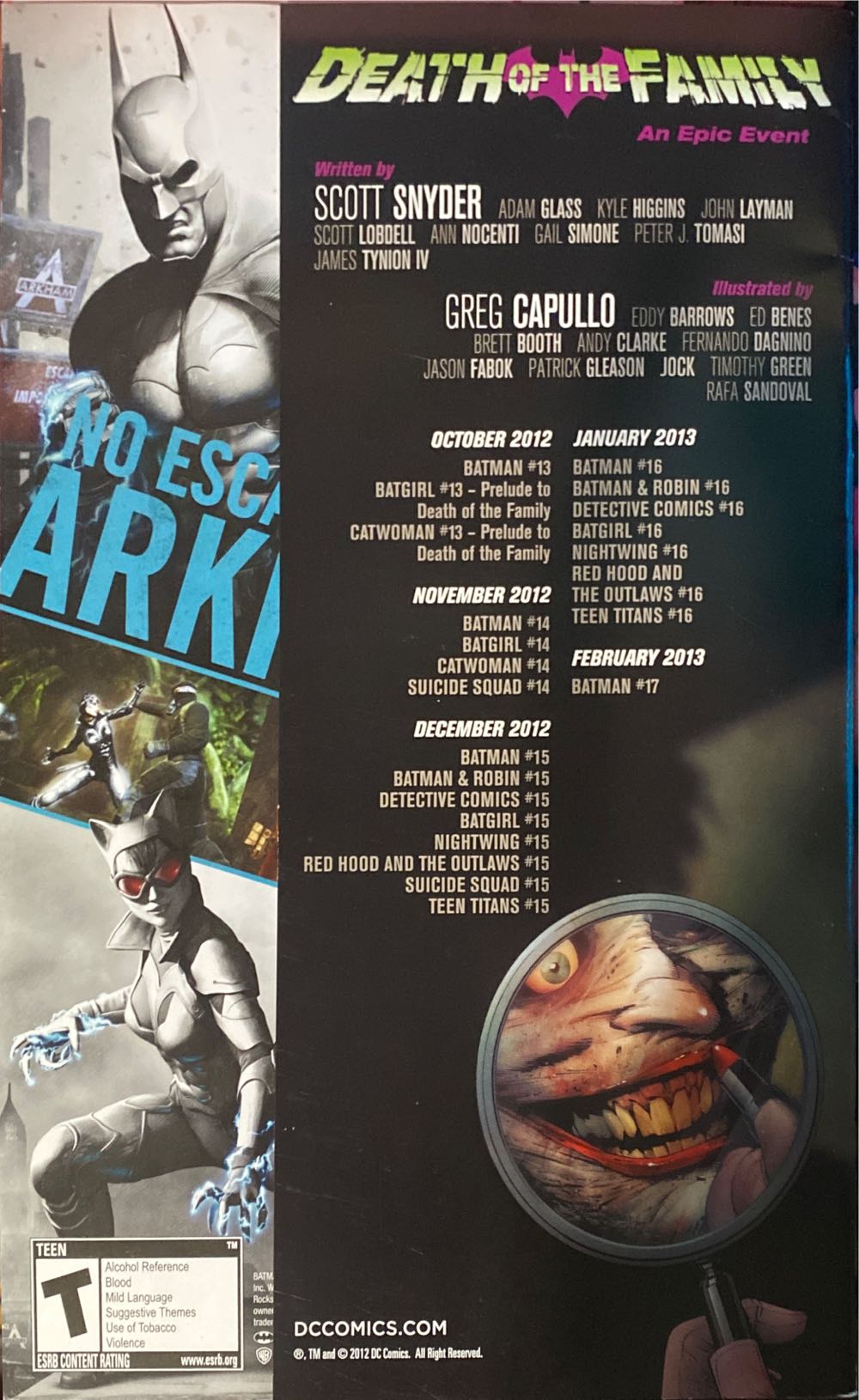 Batman And Robin - DC Comics (15 - Feb 2013) comic book collectible [Barcode 76194130641401511] - Main Image 2