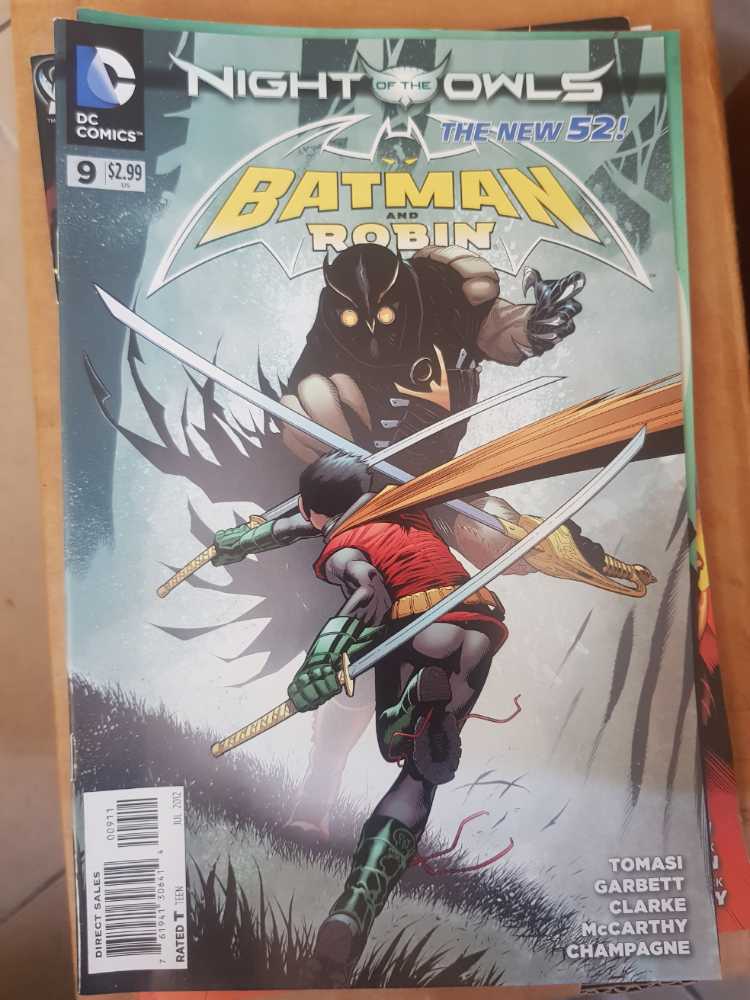 Batman & Robin (2011)(New 52) - DC Comics (9 - 07/2012) comic book collectible [Barcode 76194130641400911] - Main Image 2