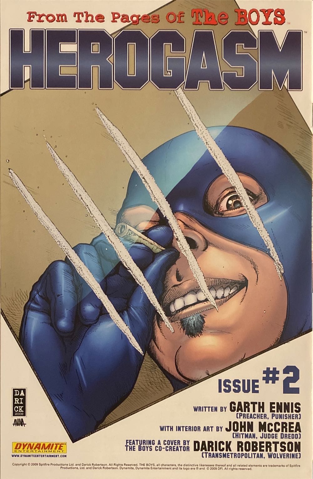 The Boys: Herogasm - Dynamite (1 - Aug 2020) comic book collectible [Barcode 725130120021] - Main Image 2