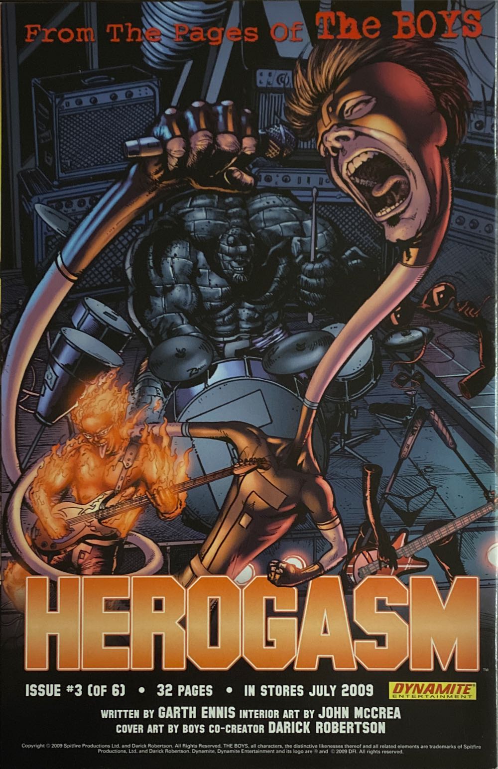 The Boys: Herogasm - Dynamite Comics (2 - Jun 2009) comic book collectible [Barcode 725130121547] - Main Image 2
