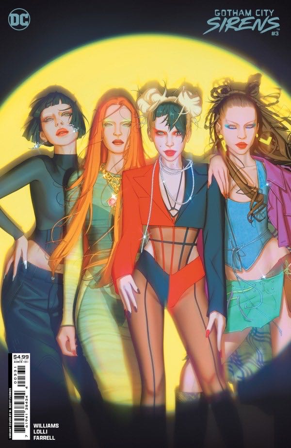 Gotham City Sirens - DC Comics (3 - Oct 2009) comic book collectible [Barcode 76194127317400311] - Main Image 2
