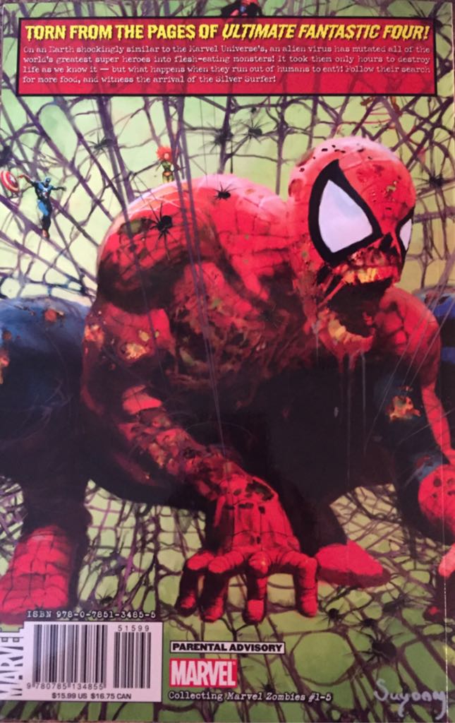 Marvel Zombies  comic book collectible [Barcode 978078513485571529] - Main Image 2