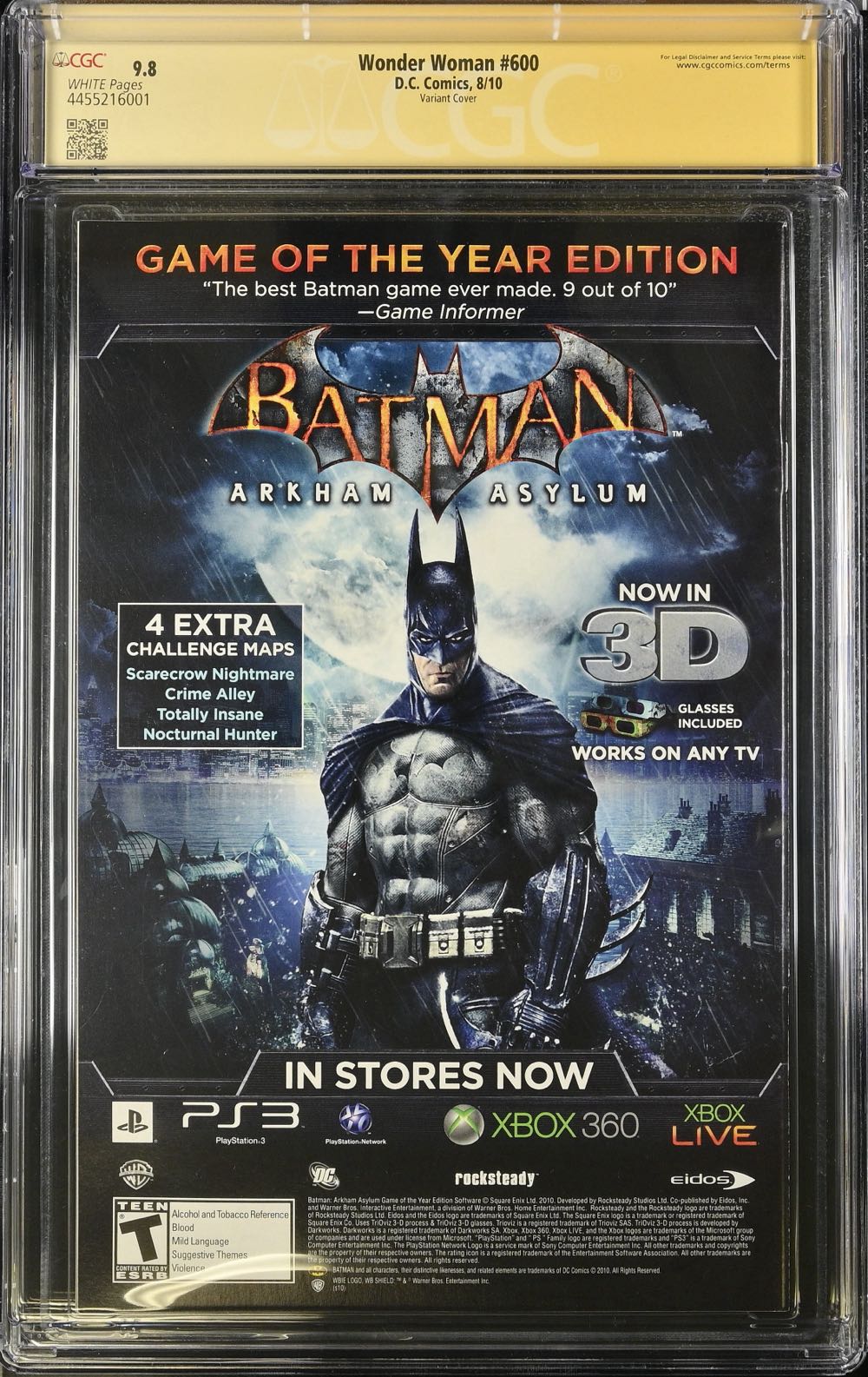 Wonder Woman - DC Comics (600 - Aug 2010) comic book collectible [Barcode 761941253398] - Main Image 3