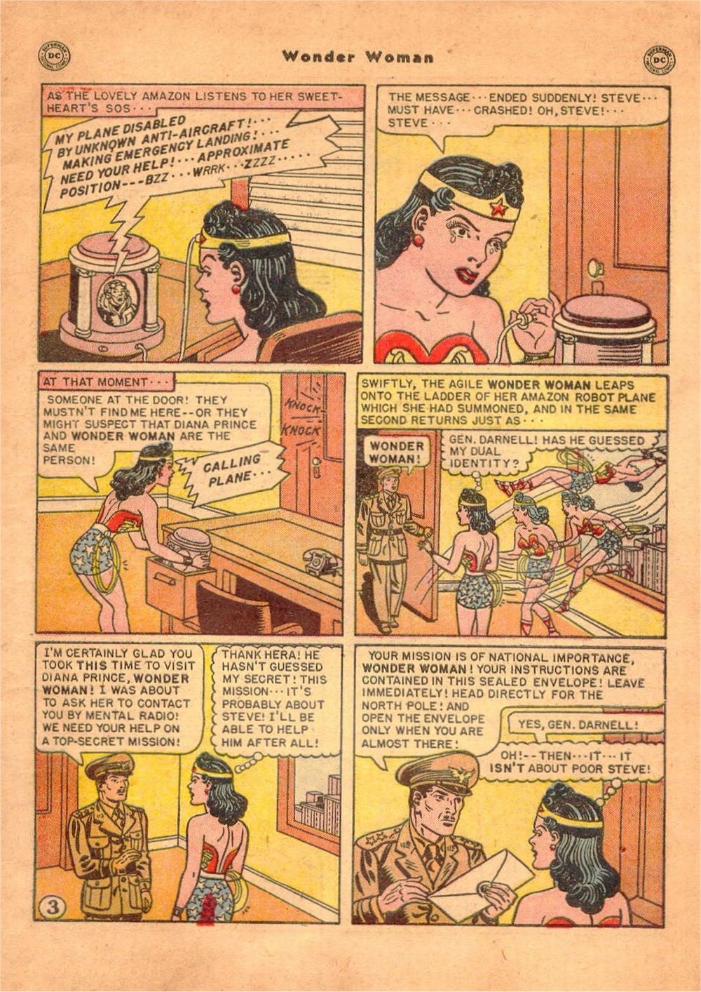 Wonder Woman 47 - DC Comics (47 - May 1951) comic book collectible [Barcode 852541555] - Main Image 3