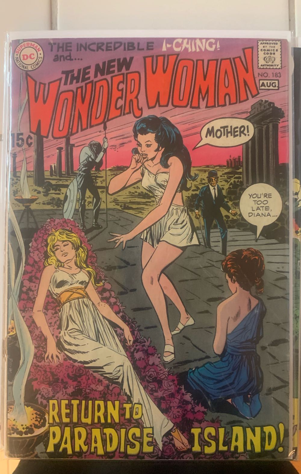 Wonder Woman Vol 1 - National Comics Publications, Inc. (183 - Aug 1969) comic book collectible [Barcode 0000] - Main Image 2