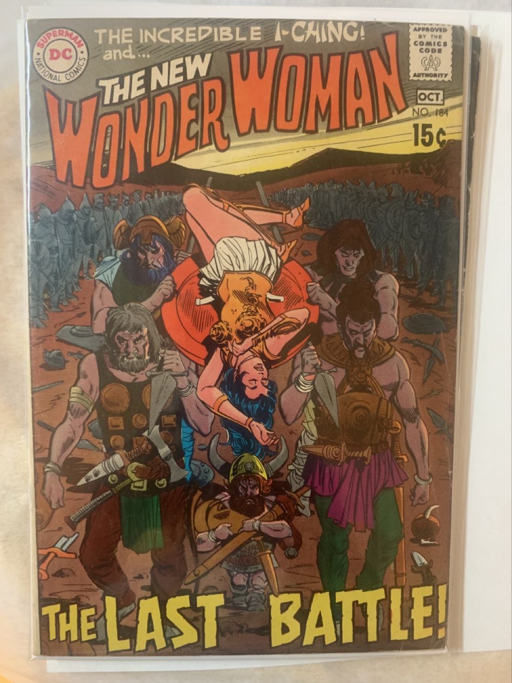 Wonder Woman - DC Comics (184 - Oct 1969) comic book collectible [Barcode 0000] - Main Image 2
