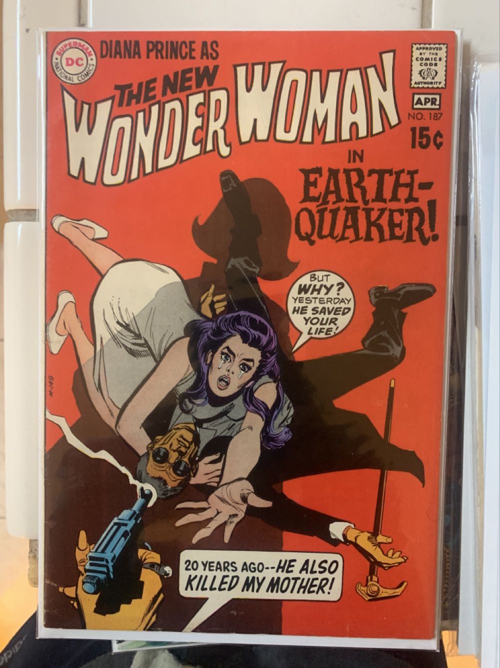 Wonder Woman (Vol. 1) - DC Comics (187 - Apr 1970) comic book collectible [Barcode 0000] - Main Image 2