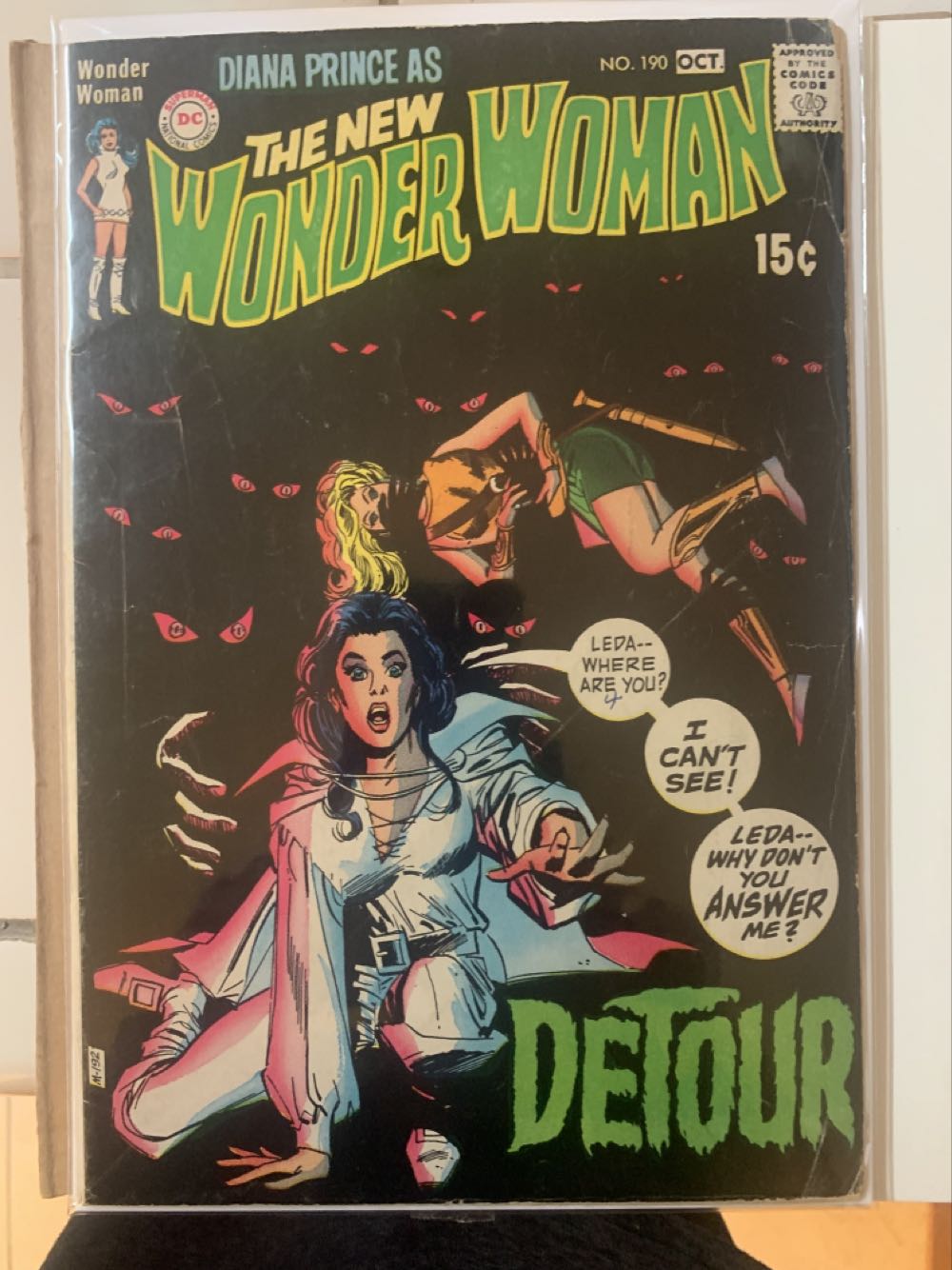 Wonder Woman (Vol. 1) - DC Comics Inc. (190 - 10/1/70) comic book collectible [Barcode 0000] - Main Image 3