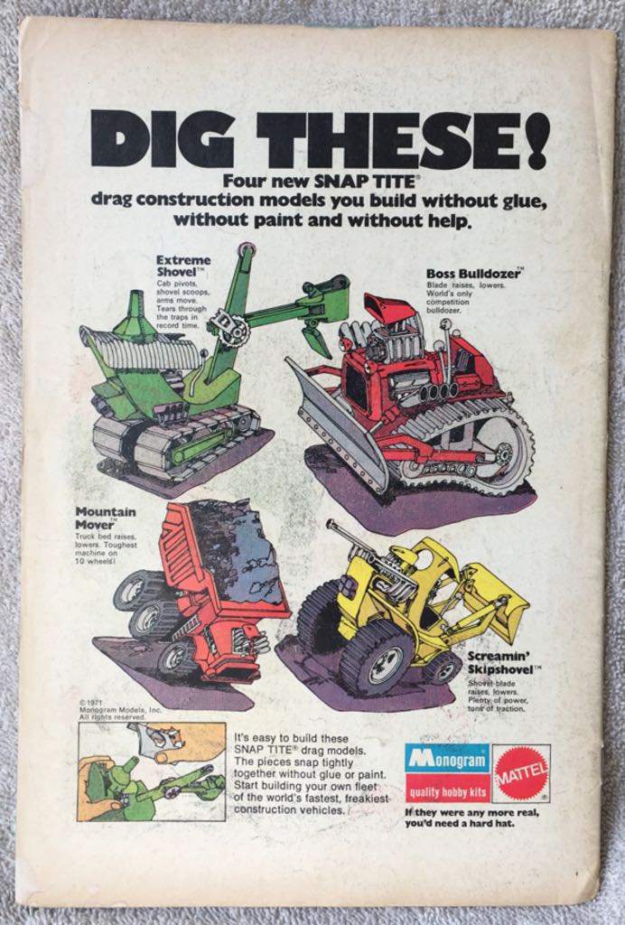 Wonder Woman Vol 1 - DC (Detective Comics) (202 - Oct 1972) comic book collectible [Barcode 741555666] - Main Image 2