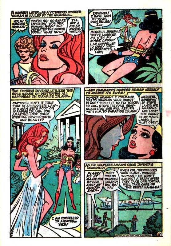 Wonder Woman - DC Comics Inc. (208 - Oct 1973) comic book collectible [Barcode 715526658666888888885555] - Main Image 3