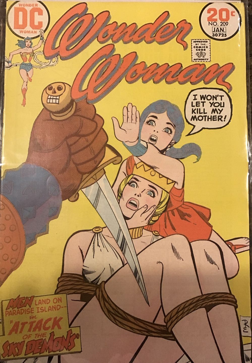 Wonder Woman 209 - DC Comics (209 - Dec 1973) comic book collectible [Barcode 7415565638] - Main Image 2