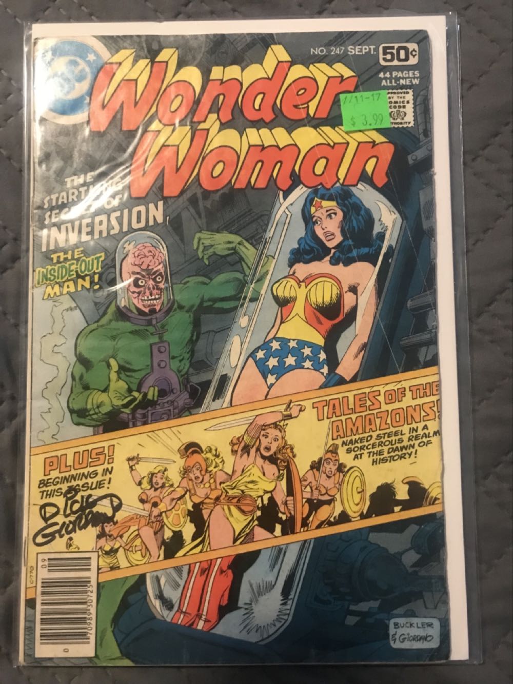 Wonder Woman - DC Comics (247 - Sep 1978) comic book collectible [Barcode 070989307254] - Main Image 2