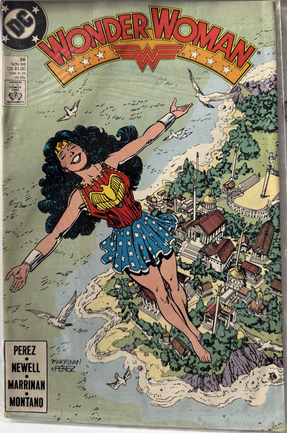 Wonder Woman - DC (36 - Nov 1989) comic book collectible [Barcode 070992317813] - Main Image 3