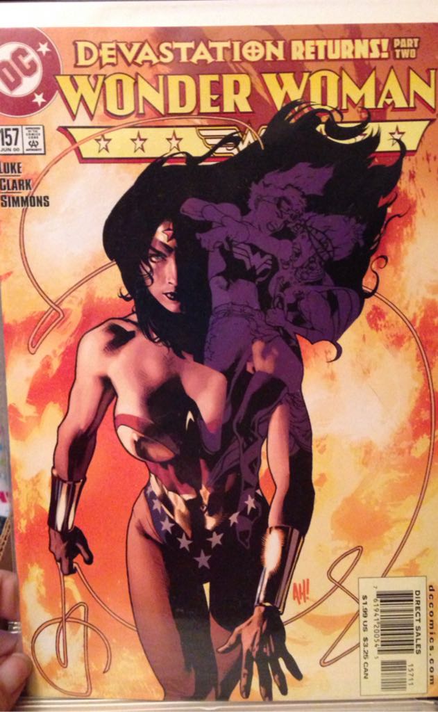 Wonder Woman  (157 - 06/2000) comic book collectible [Barcode 761941200545] - Main Image 1
