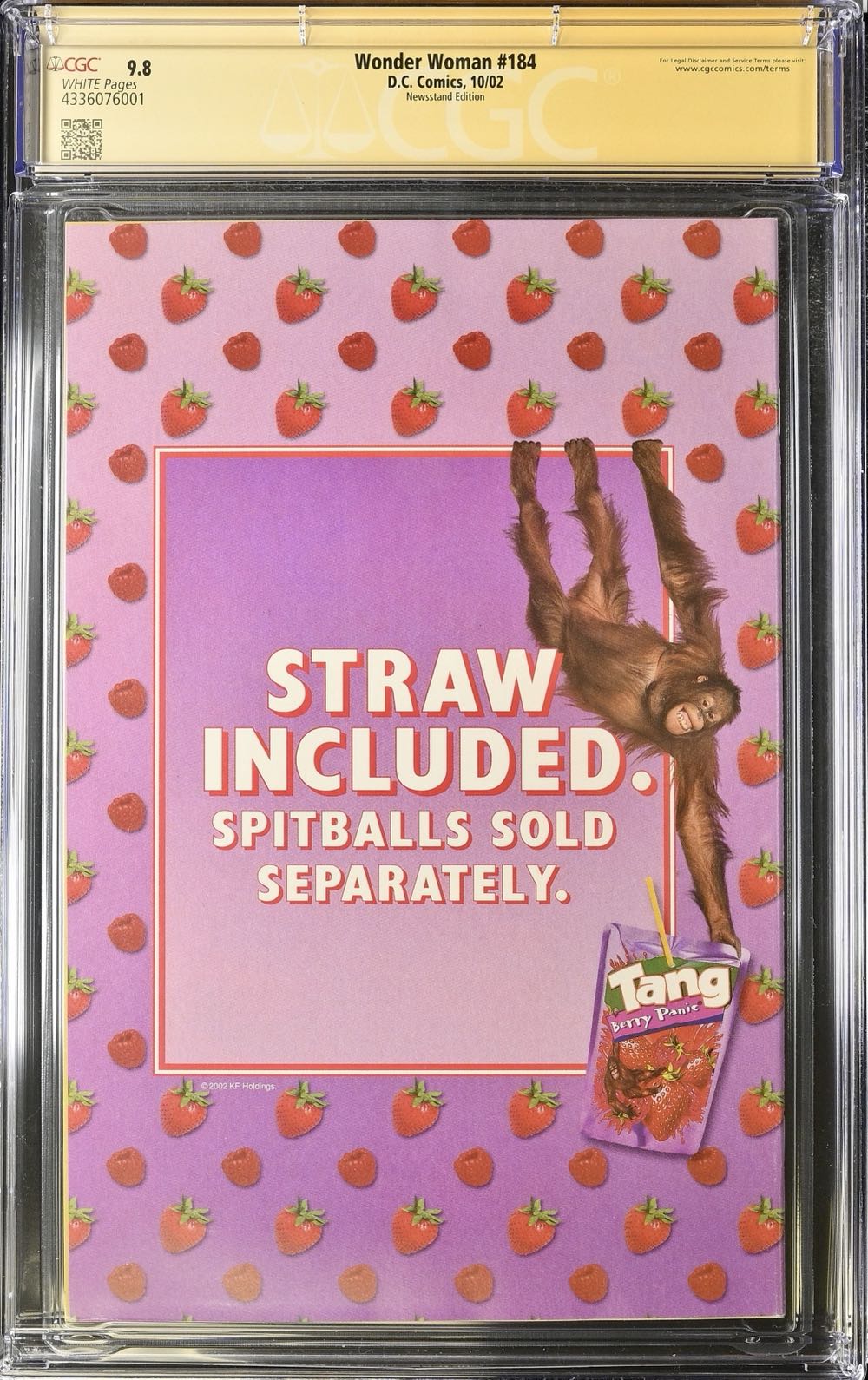 Wonder Woman - DC Comics (184 - Sep 2002) comic book collectible [Barcode 761941200545] - Main Image 3