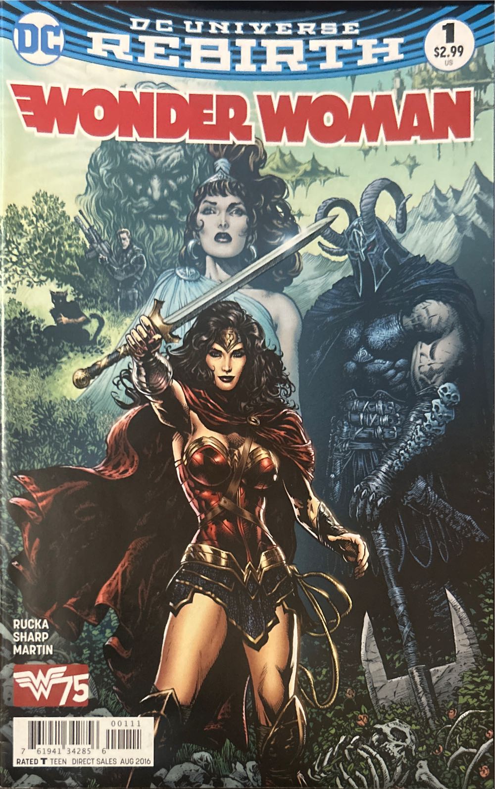 Wonder Woman (Vol. 5) - DC Comics (1 - 08/2016) comic book collectible [Barcode 76194134285600111] - Main Image 2