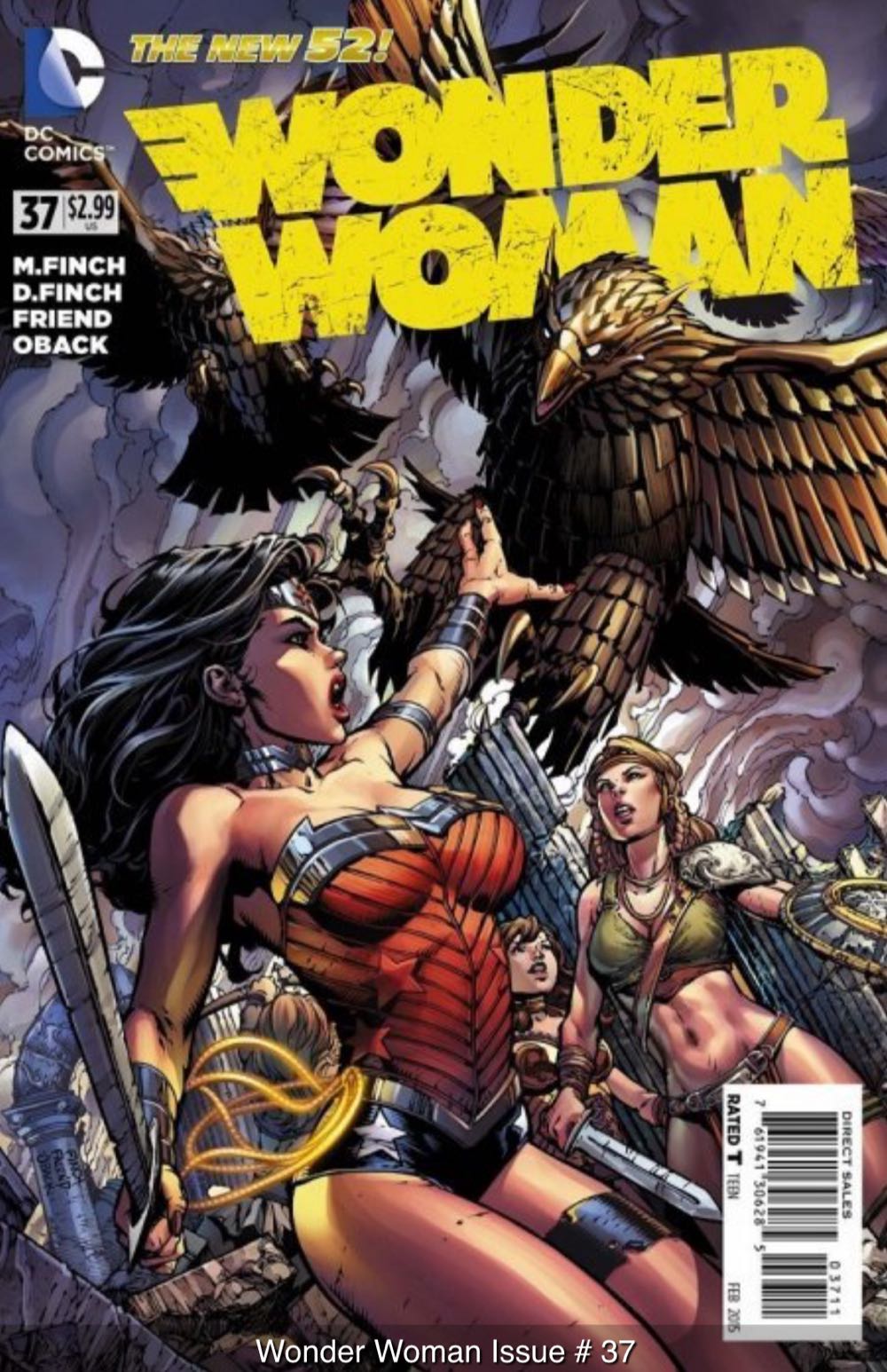 Wonder Woman Vol 4 - DC Comics (37 - Feb-15) comic book collectible [Barcode 76194130628503721] - Main Image 2