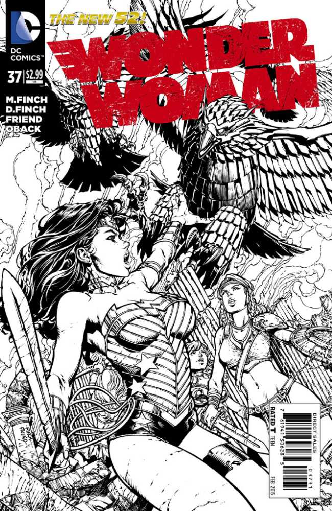 Wonder Woman - DC Comics (37 - Feb 2015) comic book collectible [Barcode 76194130628503711] - Main Image 3