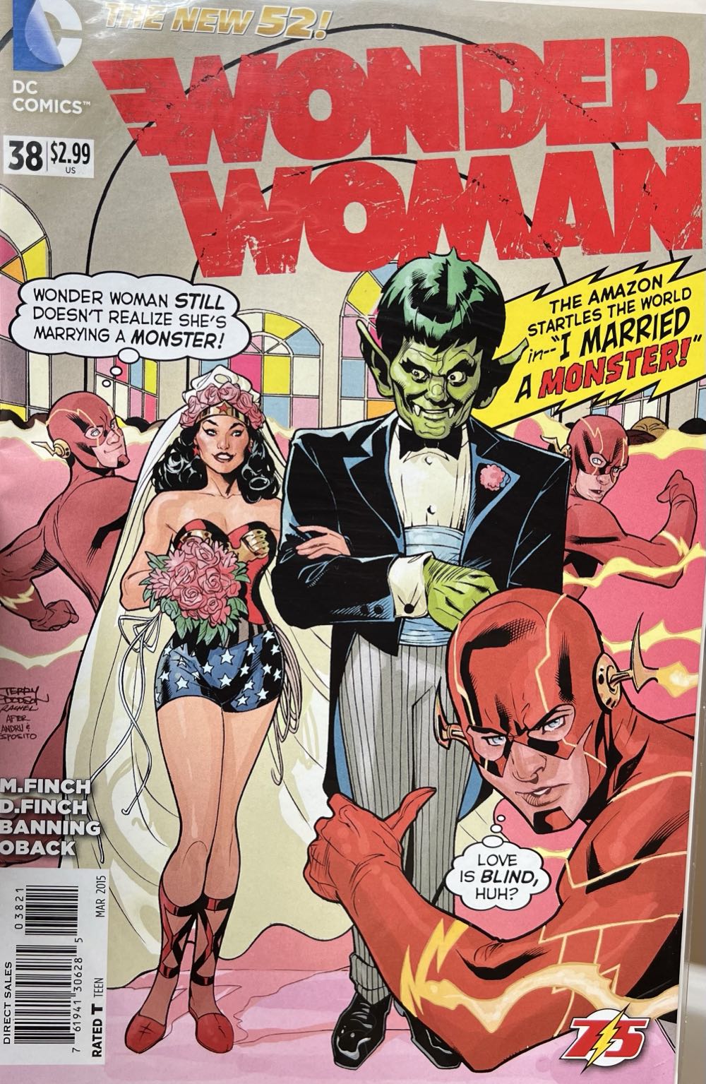 Wonder Woman Vol 4 - DC (38 - Mar 2015) comic book collectible [Barcode 76194130628503821] - Main Image 2