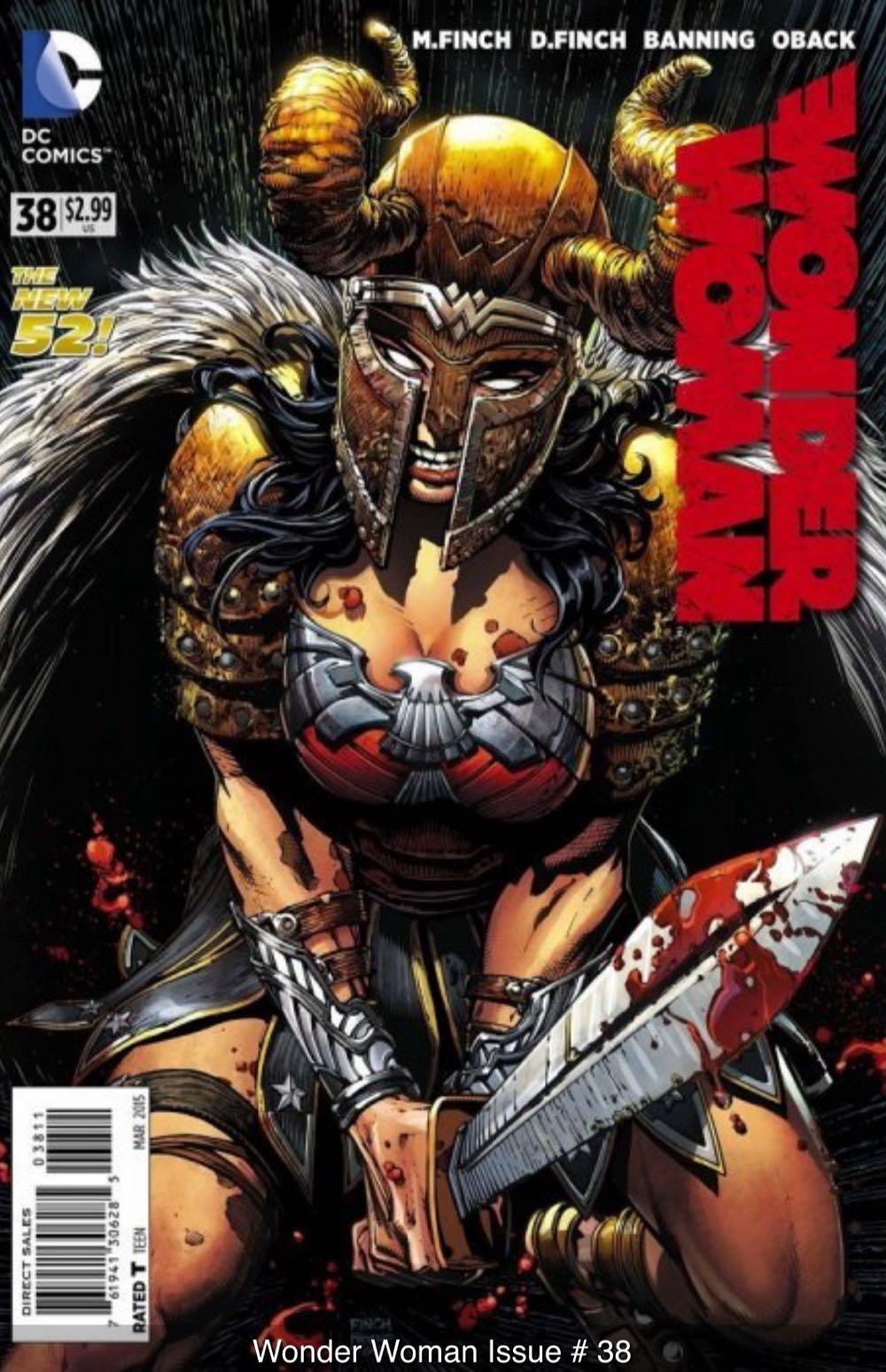 Wonder Woman Vol 4 - DC (38 - Mar 2015) comic book collectible [Barcode 76194130628503821] - Main Image 3