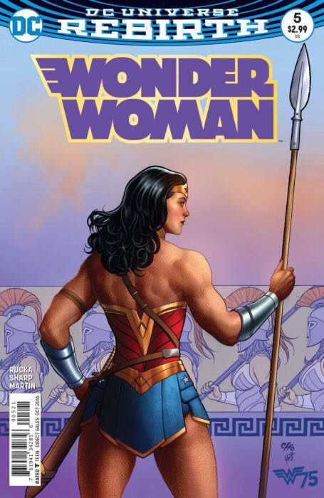 Wonder Woman - DC Comics (5 - Oct 2016) comic book collectible [Barcode 761941342856] - Main Image 2