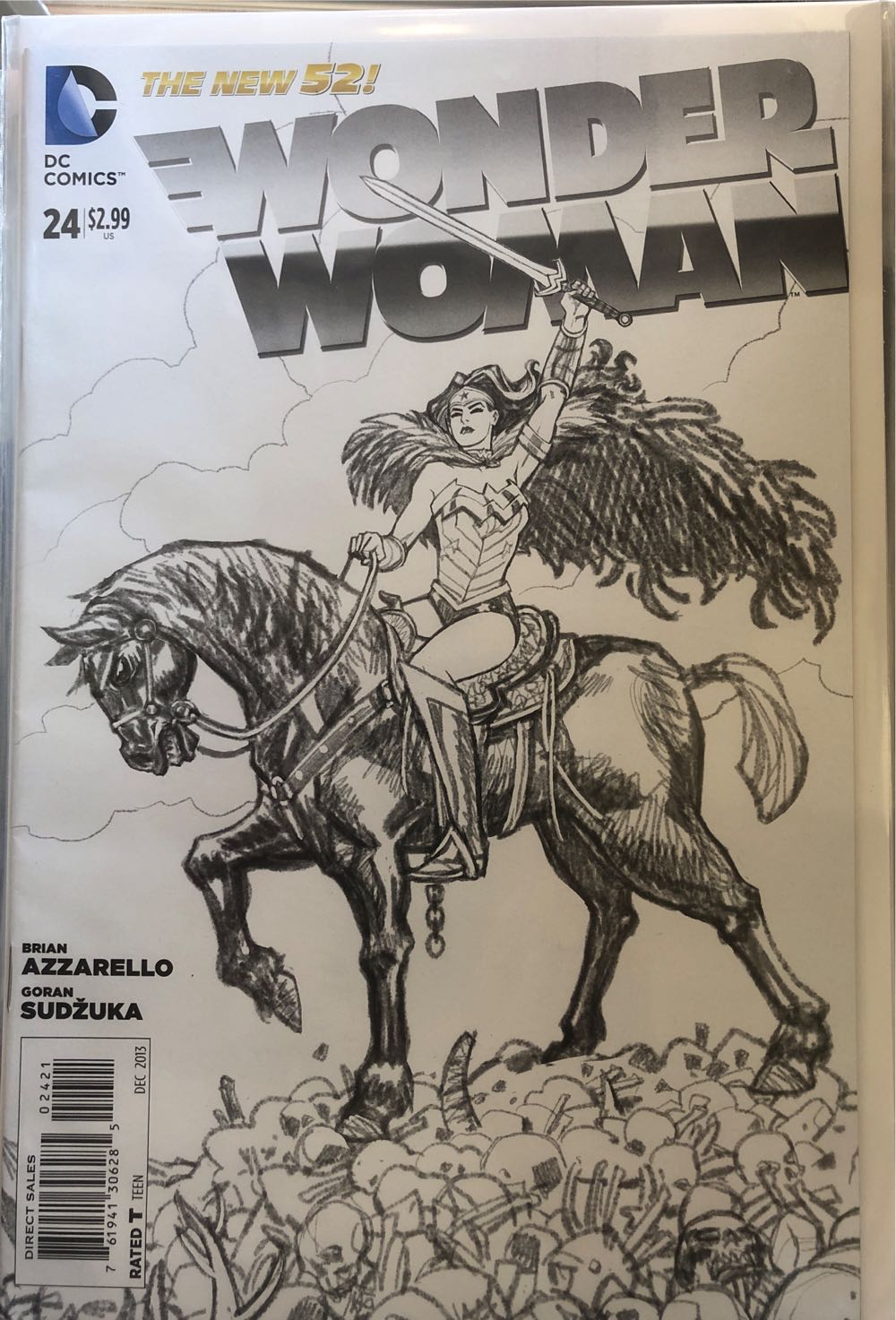 Wonder Woman Vol 4 - DC Comics (24 - Dec 2013) comic book collectible [Barcode 76194130628502411] - Main Image 2