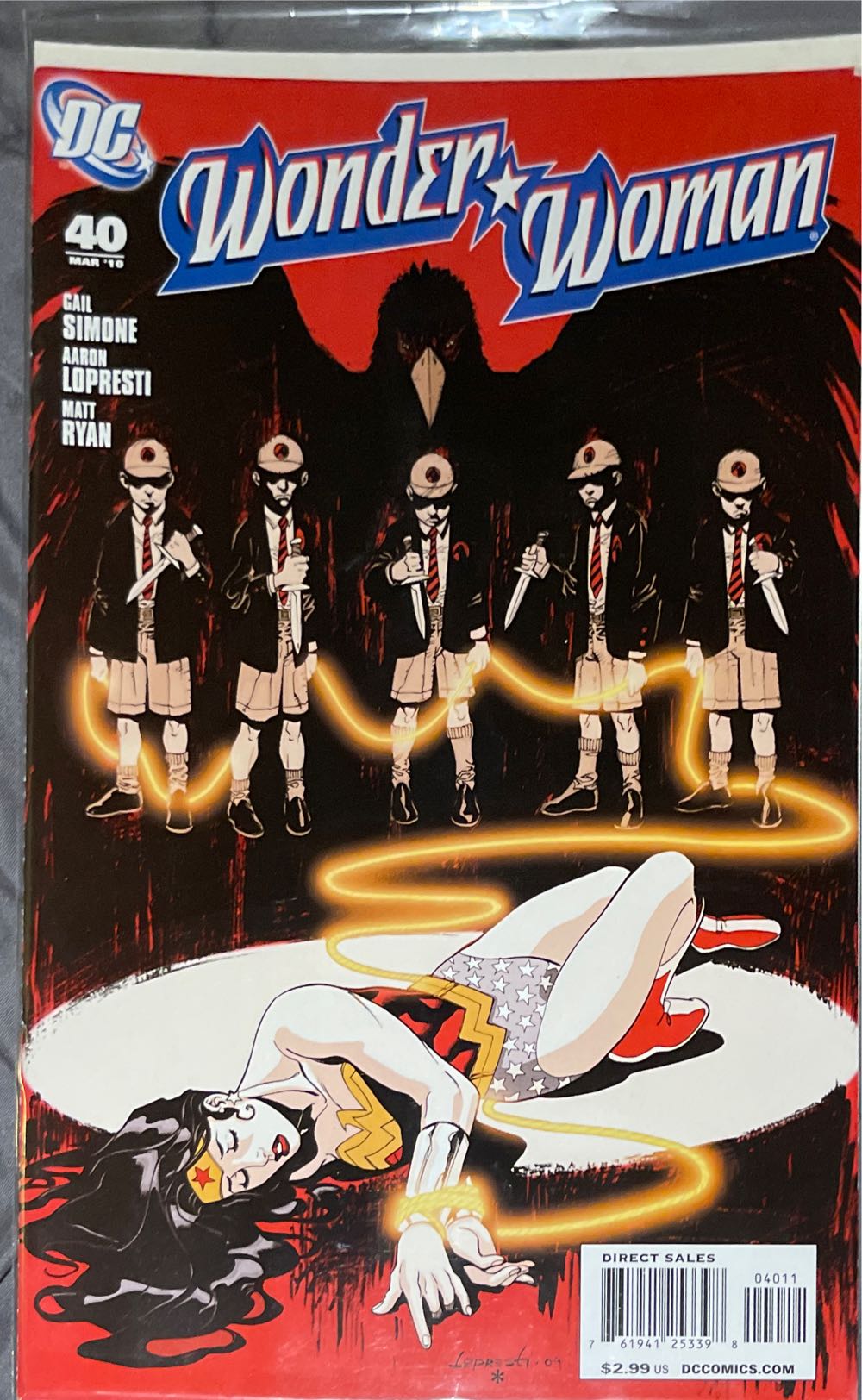 Wonder Woman (40) - DC Comics (40 - Mar 2010) comic book collectible [Barcode 76194125339804011] - Main Image 2