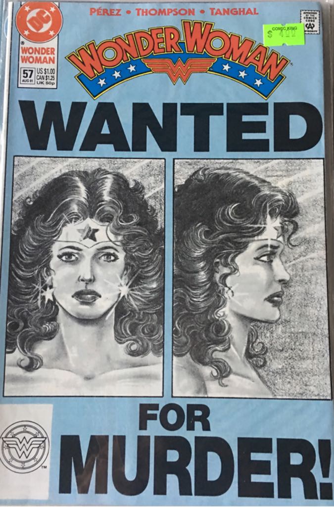 Wonder Woman (Vol. 2) - DC Comics (57 - Aug 1991) comic book collectible - Main Image 1