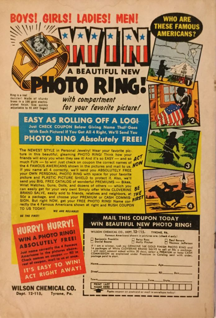 Wonder Woman - DC Comics Inc. (120 - 2/1/61) comic book collectible [Barcode 070992317813] - Main Image 2