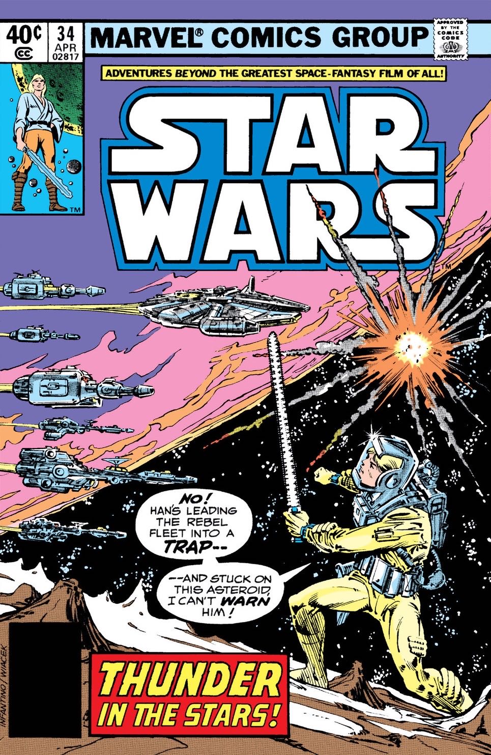 Star Wars - Marvel Comics Group (34 - Apr 1980) comic book collectible [Barcode 74482841] - Main Image 2