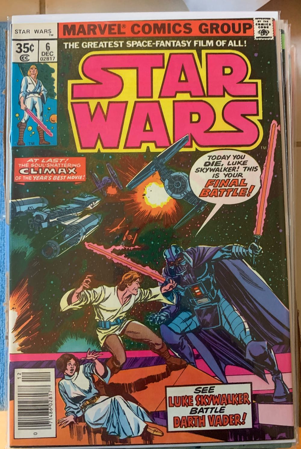 Star Wars - Marvel Comics (6 - Dec 1977) comic book collectible [Barcode 715586] - Main Image 2