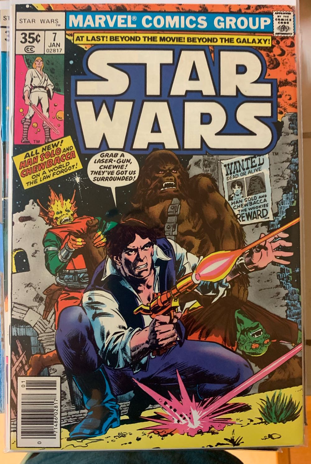 Star Wars - Marvel (7 - Jan 1978) comic book collectible [Barcode 871256] - Main Image 3
