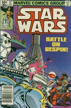 Star Wars - Marvel (57 - Mar 1982) comic book collectible [Barcode 82254556] - Main Image 1