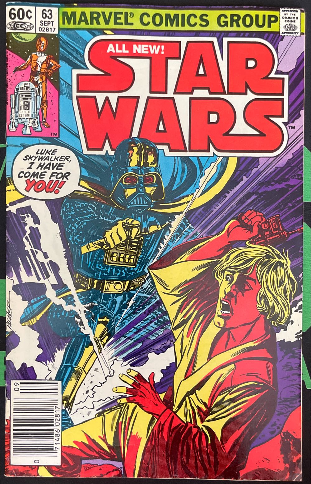 Star Wars - Marvel (63 - Sep 1982) comic book collectible [Barcode 7414528866] - Main Image 3