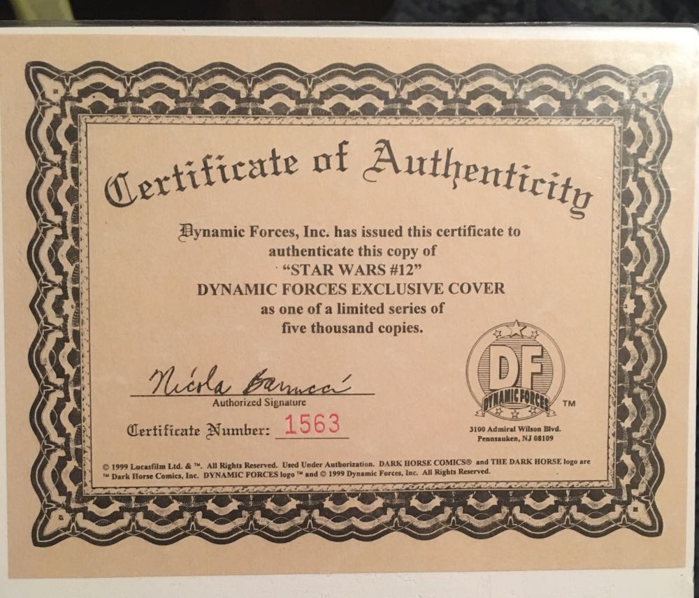 Star Wars - Dark Horse Comics (12 - Nov 1999) comic book collectible [Barcode 761568980226] - Main Image 2