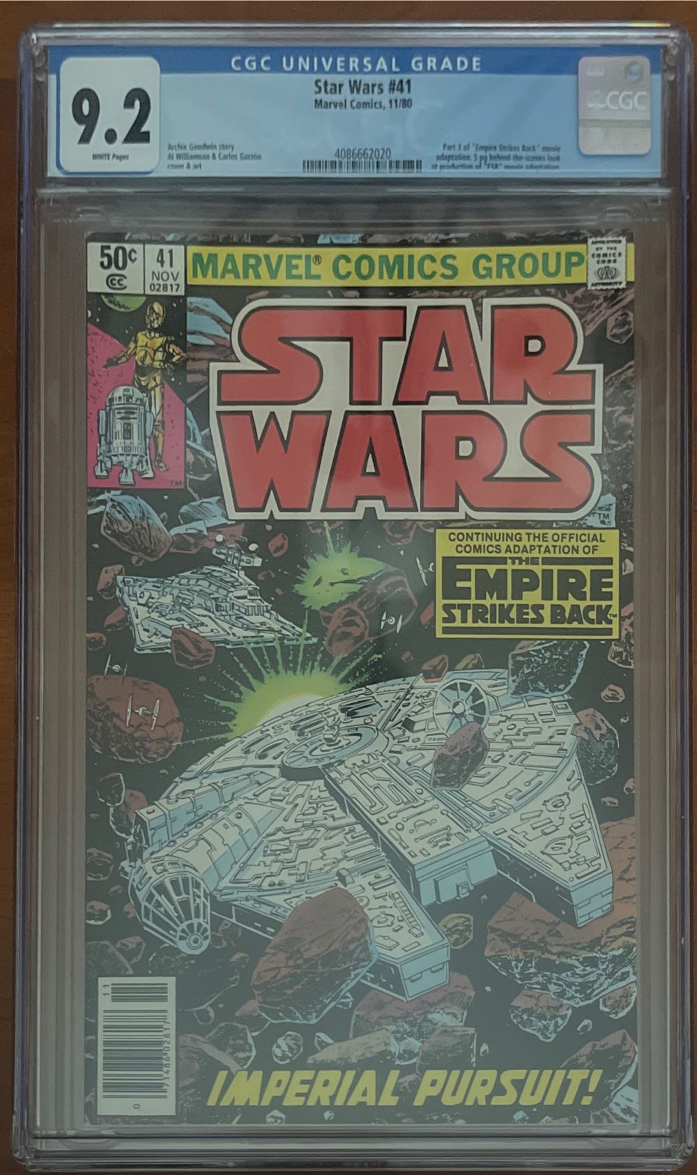 Star Wars - Marvel Comics (41 - Nov 1980) comic book collectible [Barcode 071486028178] - Main Image 3