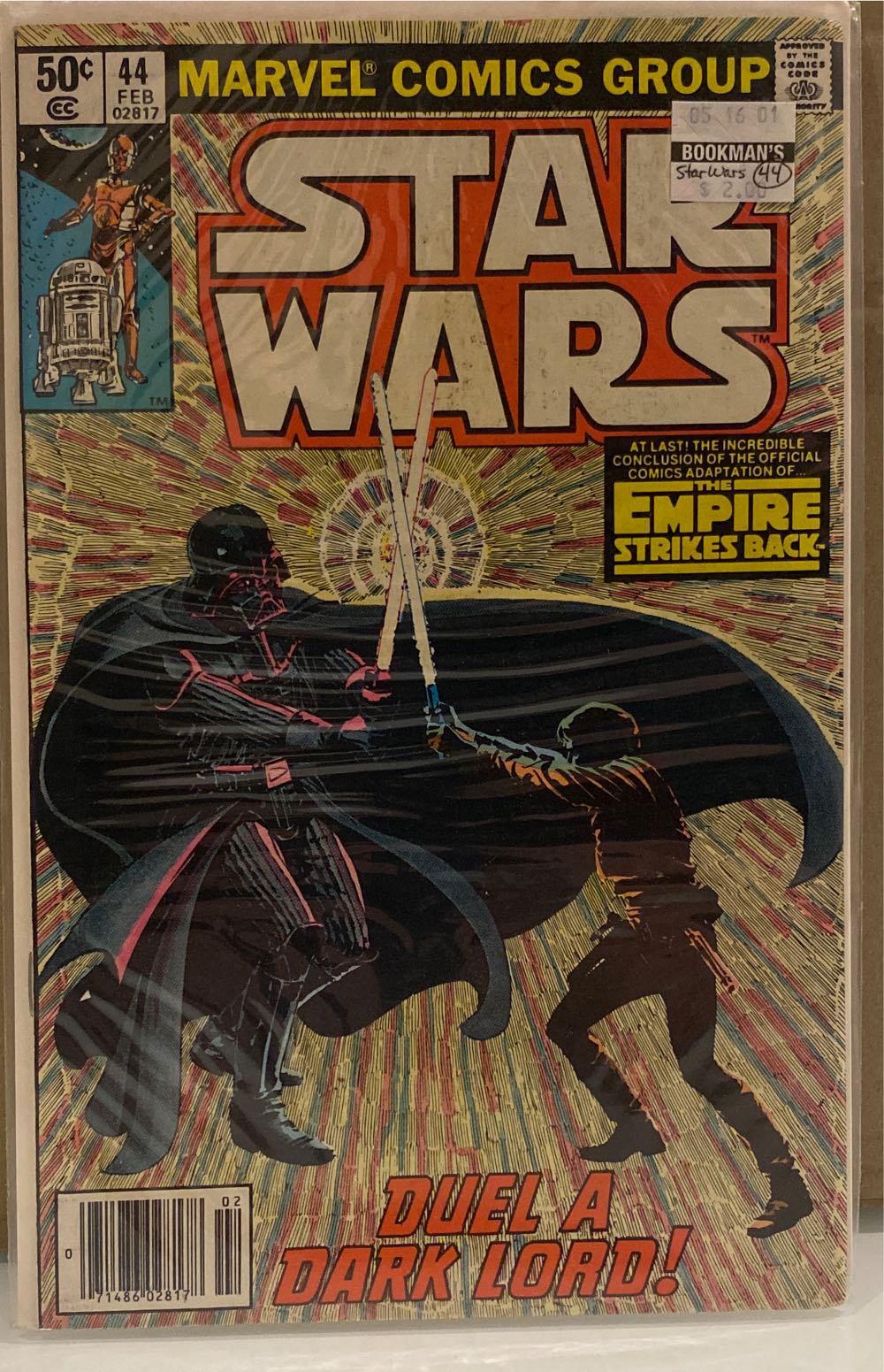 Star Wars - Marvel Comics (44 - Feb 1981) comic book collectible [Barcode 071486028178] - Main Image 2