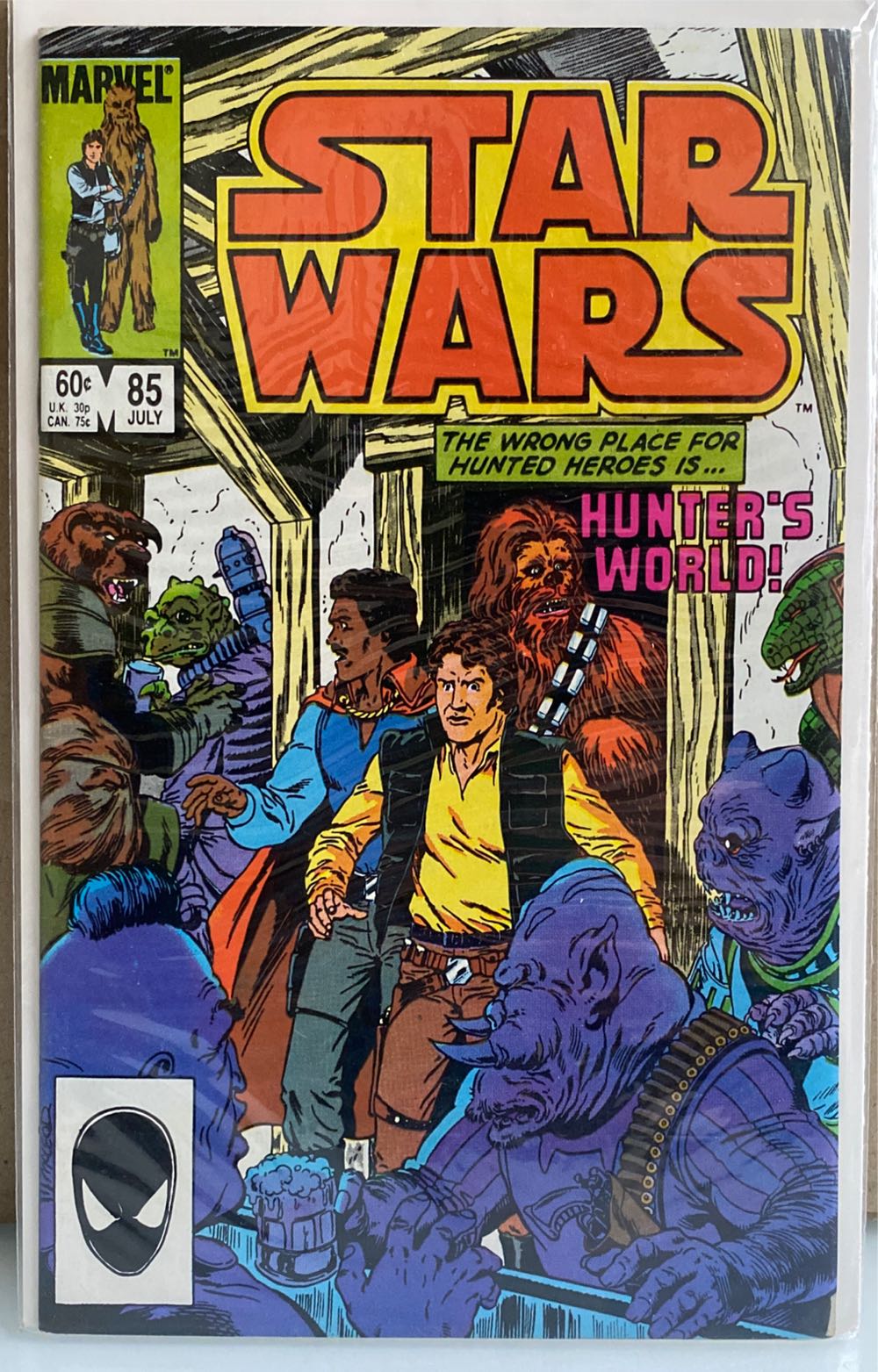 Star Wars - Marvel Comics (85 - Jul 1984) comic book collectible [Barcode 071486028178] - Main Image 2